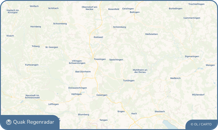 Quak Regenradar-Widget Gunningen