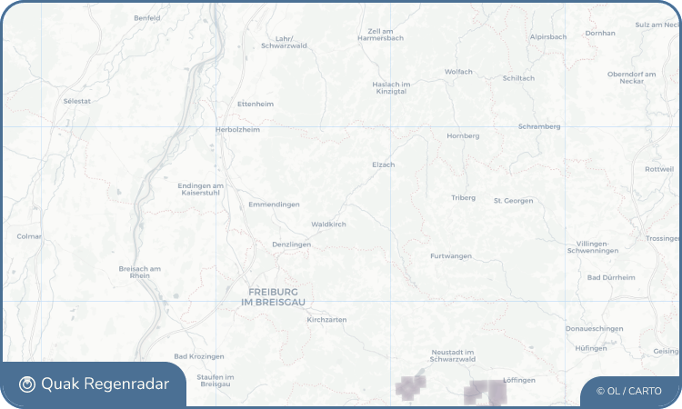 Quak Regenradar-Widget Gutach im Breisgau