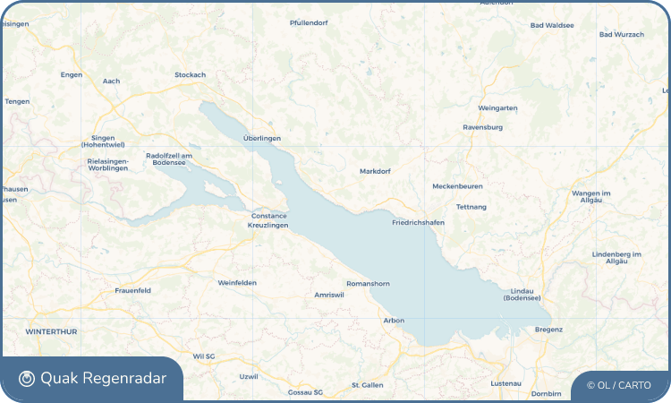 Quak Regenradar-Widget Hagnau am Bodensee
