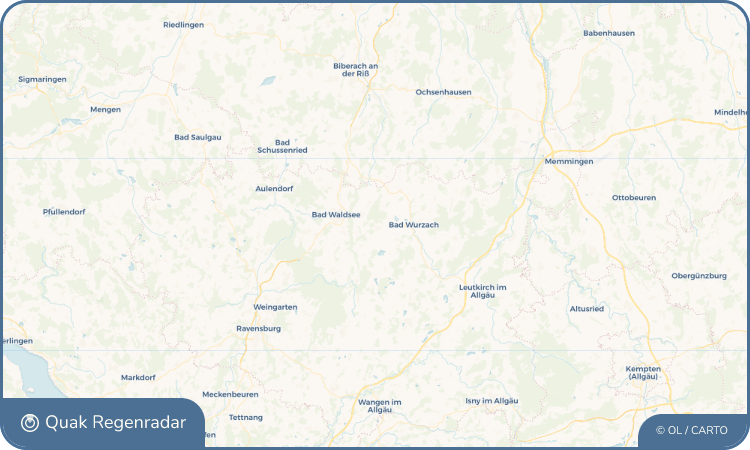 Quak Regenradar-Widget Haidgau