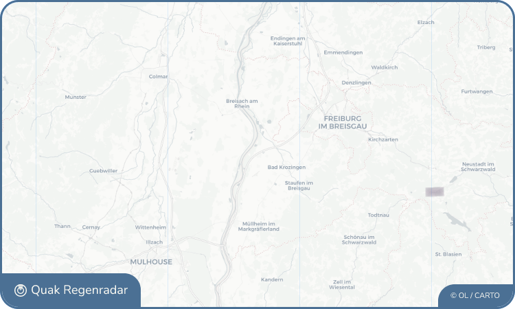 Quak Regenradar-Widget Hartheim