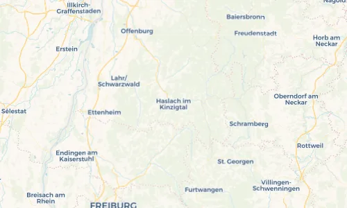 Regenradar Vorschaubild - Aktuelle Niederschläge in Haslach im Kinzigtal und Umgebung