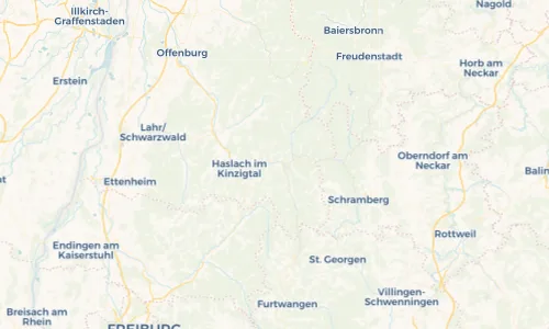 Regenradar Vorschaubild - Aktuelle Niederschläge in Hausach und Umgebung