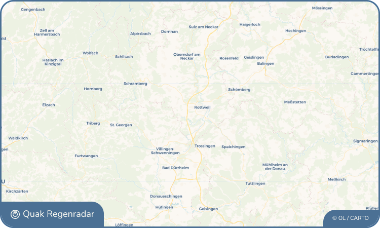 Quak Regenradar-Widget Hausen