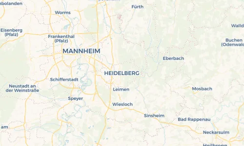 Regenradar Vorschaubild - Aktuelle Niederschläge in Heidelberg und Umgebung