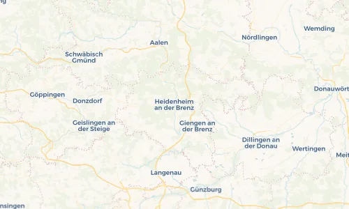 Regenradar Vorschaubild - Aktuelle Niederschläge in Heidenheim an der Brenz und Umgebung