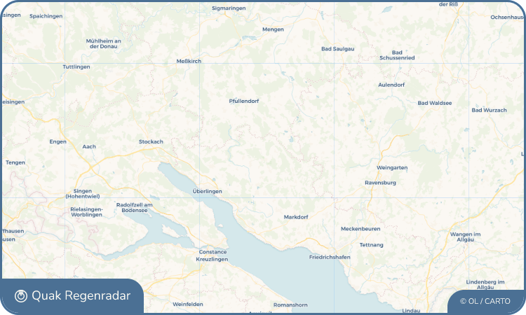 Quak Regenradar-Widget Heiligenberg
