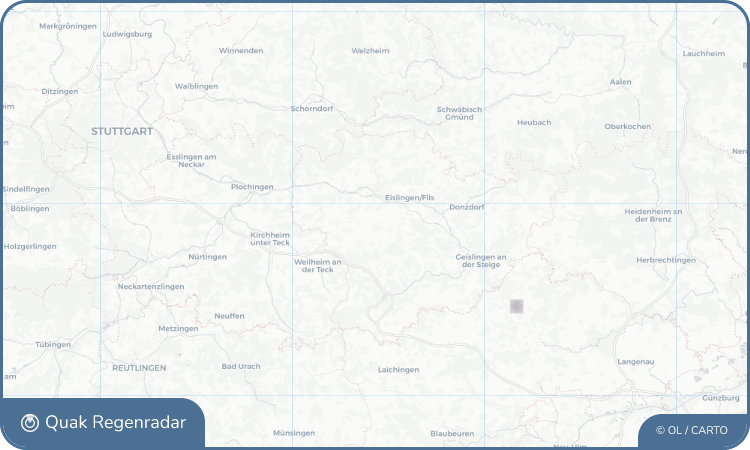 Regenradar-Widget für Heiningen
