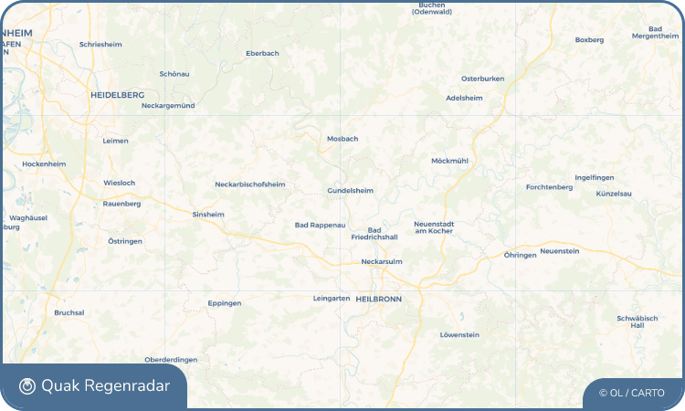 Quak Regenradar-Widget Heinsheim