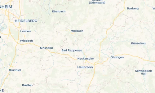 Regenradar Vorschaubild - Aktuelle Niederschläge in Heinsheim und Umgebung