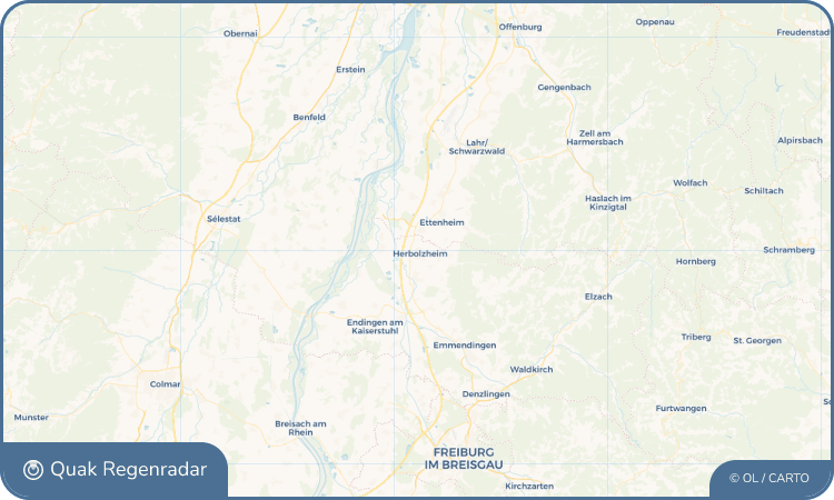 Regenradar-Widget für Herbolzheim