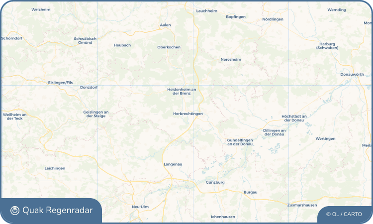 Quak Regenradar-Widget Herbrechtingen