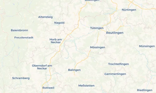 Regenradar Vorschaubild - Aktuelle Niederschläge in Hirrlingen und Umgebung