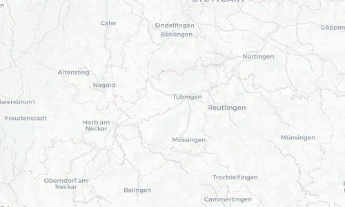 Regenradar Vorschaubild - Aktuelle Niederschläge in Hirschau und Umgebung