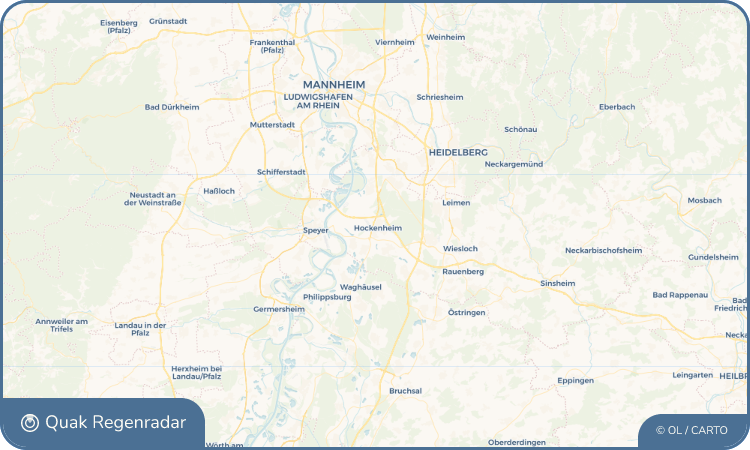 Quak Regenradar-Widget Hockenheim