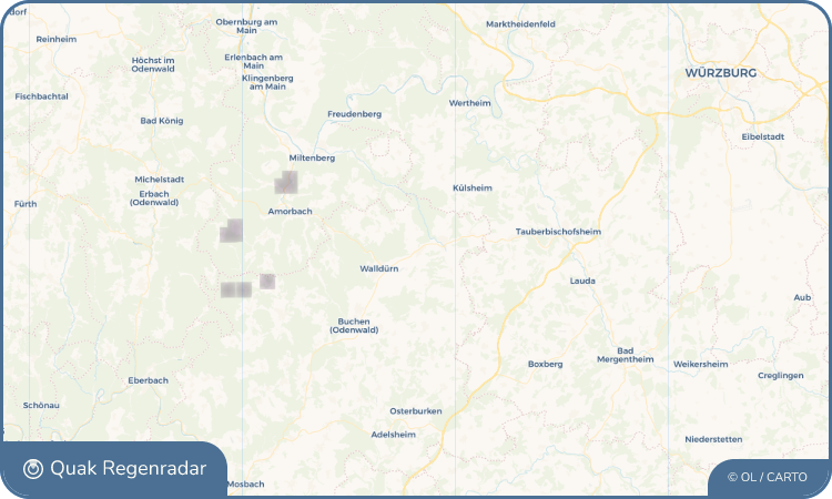 Quak Regenradar-Widget Höpfingen
