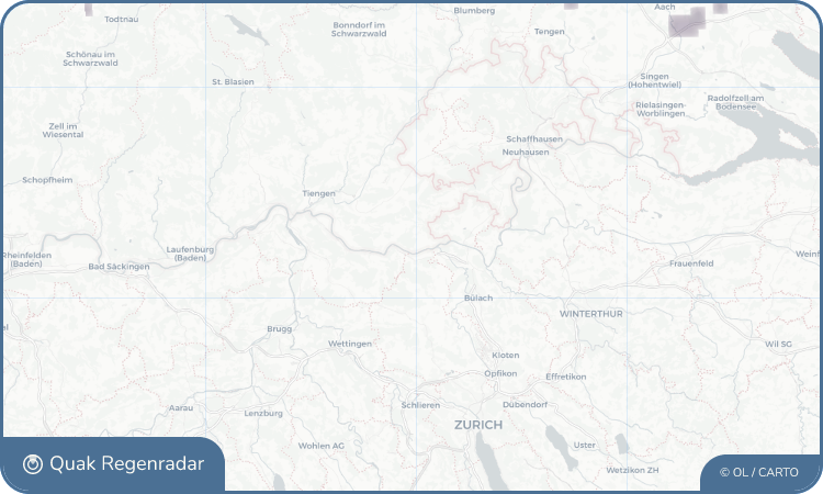 Quak Regenradar-Widget Hohentengen am Hochrhein
