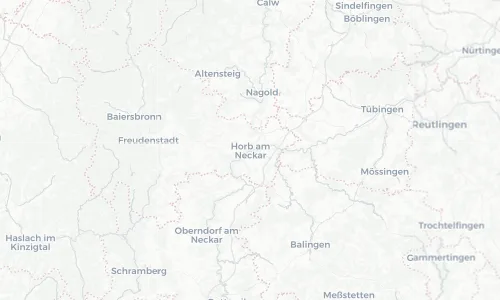 Regenradar Vorschaubild - Aktuelle Niederschläge in Horb am Neckar und Umgebung
