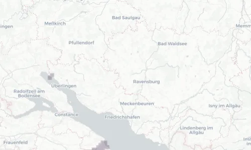 Regenradar Vorschaubild - Aktuelle Niederschläge in Horgenzell und Umgebung