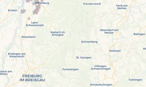 Regenradar Vorschaubild - Aktuelle Niederschläge in Hornberg und Umgebung