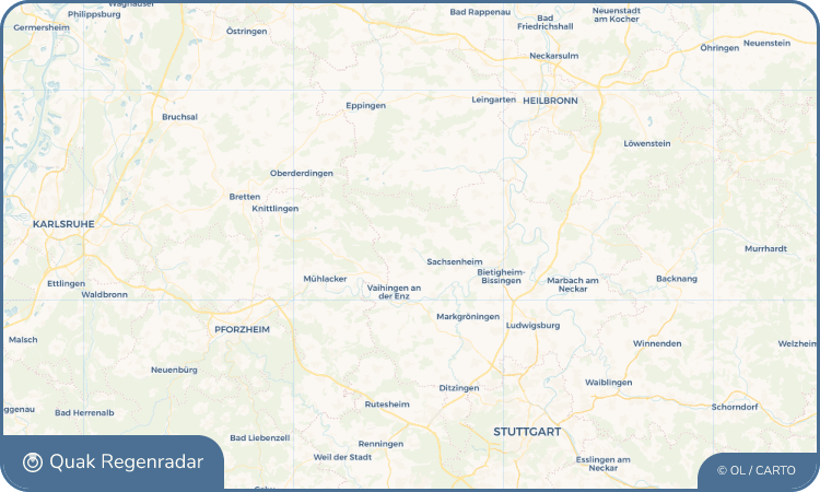 Quak Regenradar-Widget Horrheim
