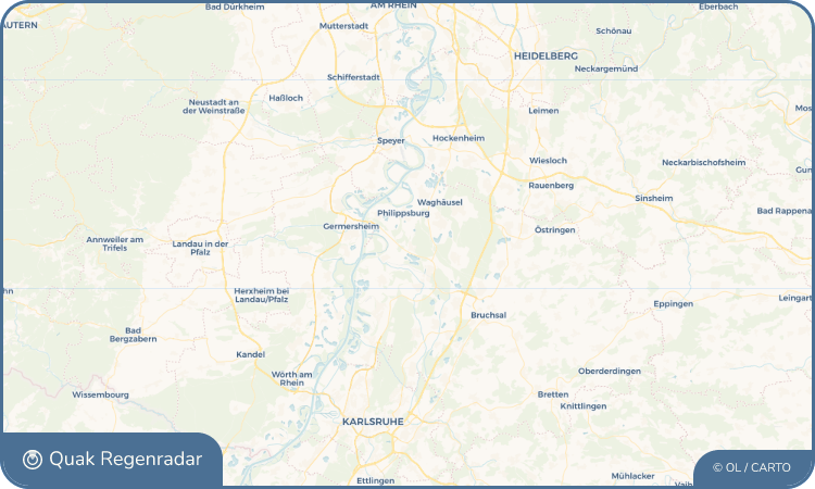 Quak Regenradar-Widget Huttenheim