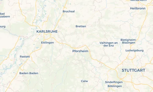 Regenradar Vorschaubild - Aktuelle Niederschläge in Ispringen und Umgebung