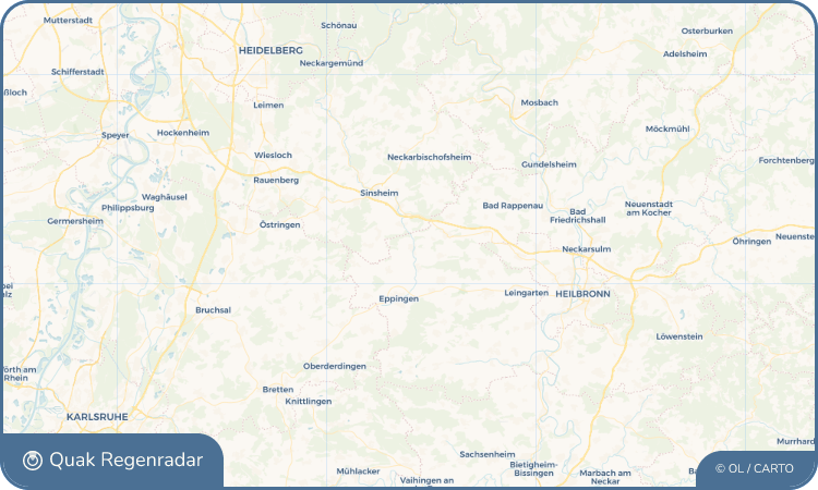 Quak Regenradar-Widget Ittlingen