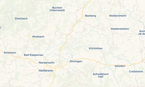 Regenradar Vorschaubild - Aktuelle Niederschläge in Jagsthausen und Umgebung