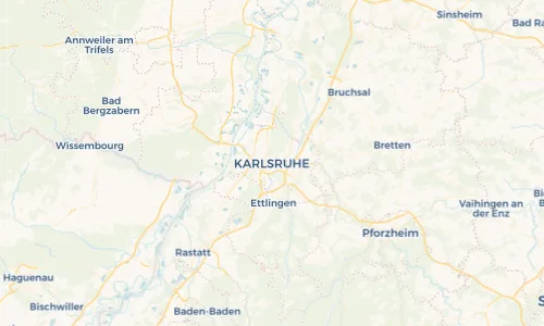 Regenradar Vorschaubild - Aktuelle Niederschläge in Karlsruhe und Umgebung