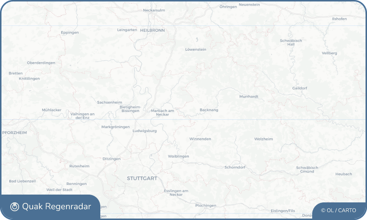 Regenradar-Widget für Kirchberg an der Murr