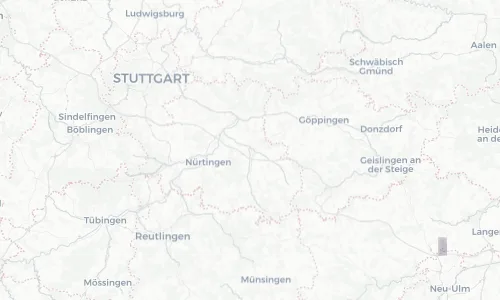 Regenradar Vorschaubild - Aktuelle Niederschläge in Kirchheim unter Teck und Umgebung