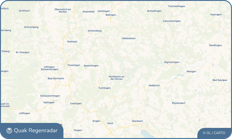 Quak Regenradar-Widget Kolbingen