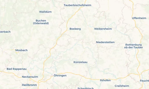 Regenradar Vorschaubild - Aktuelle Niederschläge in Krautheim und Umgebung
