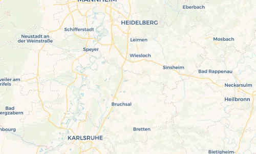Regenradar Vorschaubild - Aktuelle Niederschläge in Kronau und Umgebung
