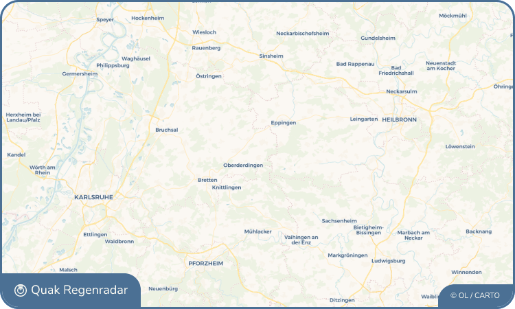 Quak Regenradar-Widget Kürnbach