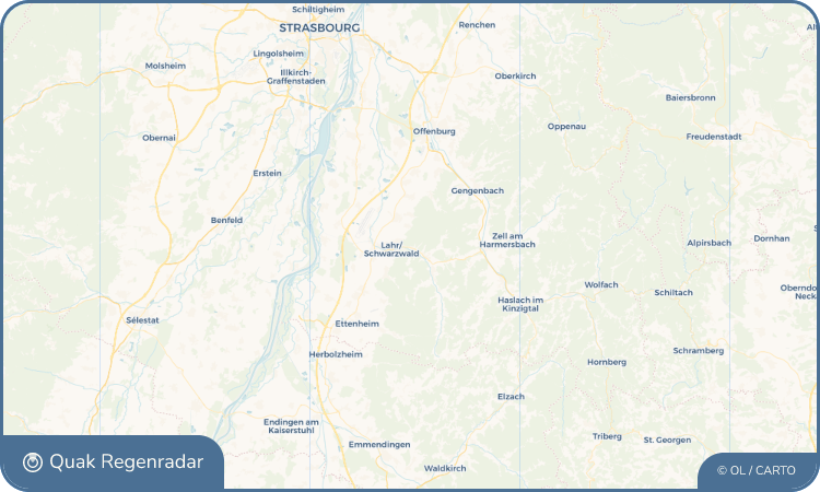 Quak Regenradar-Widget Kuhbach