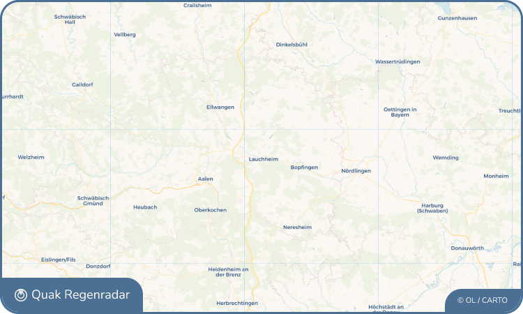 Regenradar-Widget für Lauchheim