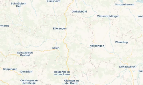 Regenradar Vorschaubild - Aktuelle Niederschläge in Lauchheim und Umgebung