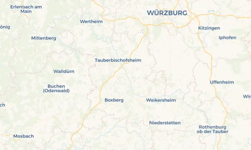 Regenradar Vorschaubild - Aktuelle Niederschläge in Lauda und Umgebung