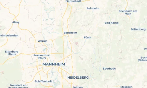 Regenradar Vorschaubild - Aktuelle Niederschläge in Laudenbach und Umgebung