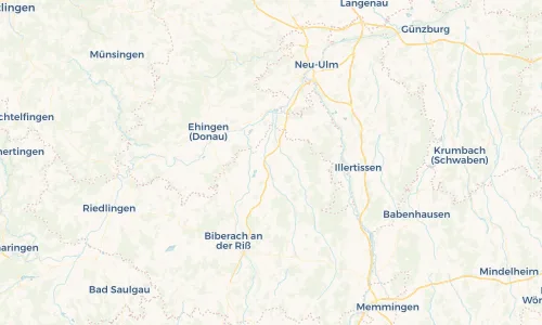 Regenradar Vorschaubild - Aktuelle Niederschläge in Laupheim und Umgebung