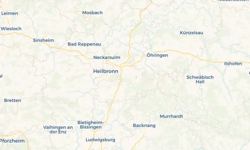 Regenradar Vorschaubild - Aktuelle Niederschläge in Lehrensteinsfeld und Umgebung