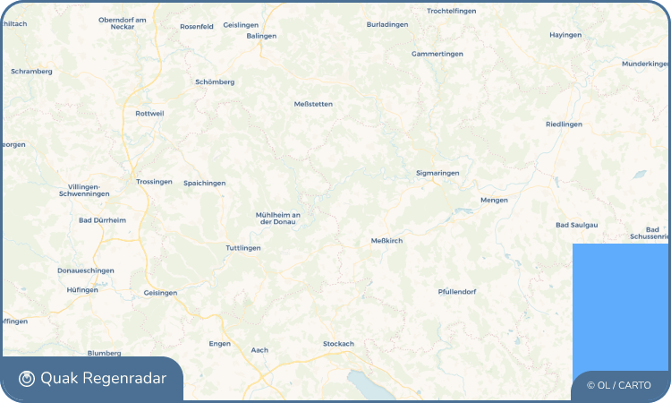Quak Regenradar-Widget Leibertingen