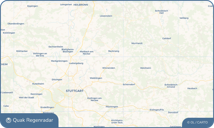 Regenradar-Widget für Leutenbach