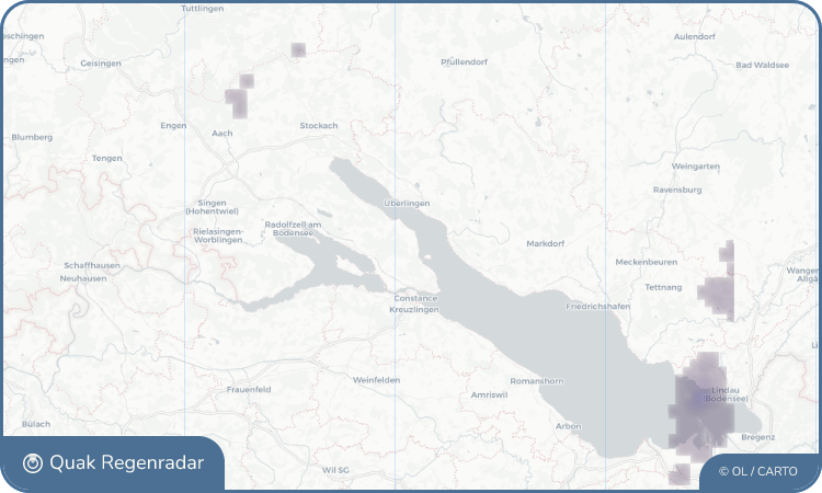 Regenradar-Widget für Litzelstetten