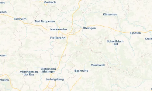 Regenradar Vorschaubild - Aktuelle Niederschläge in Löwenstein und Umgebung