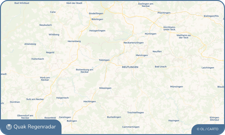 Quak Regenradar-Widget Mähringen