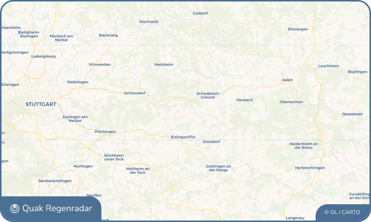 Quak Regenradar-Widget Maitis