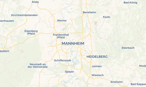 Regenradar Vorschaubild - Aktuelle Niederschläge in Mannheim und Umgebung